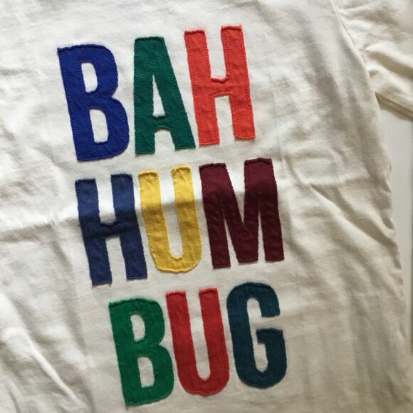 Mini Boden Bah Humbug appliqué tee - Picture 3 of 4